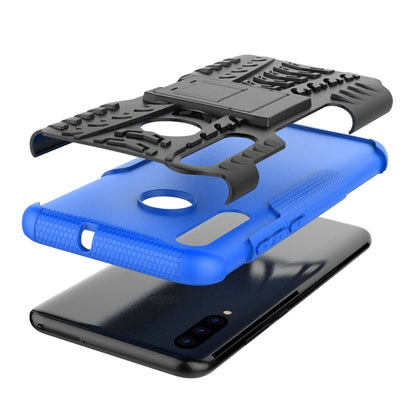 Tire Texture TPU+PC Shockproof Case for Huawei P Smart+ 2019, with Holder, For Huawei P Smart+ 2019