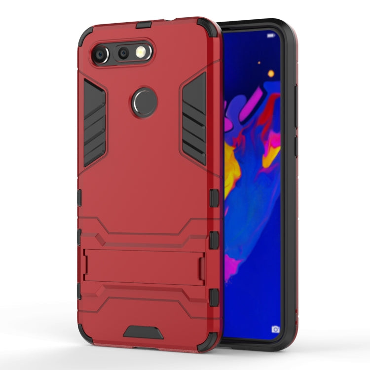 Shockproof PC + TPU Case for Huawei Honor V20, with Holder, For Honor V20, For Huawei Honor V20
