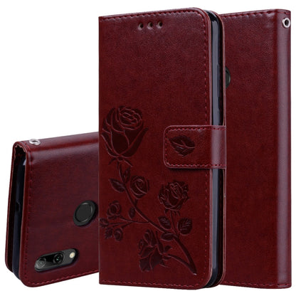 Rose Embossed Horizontal Flip PU Leather Case for Huawei P Smart 2019, with Holder & Card Slots & Wallet, For Huawei P Smart 2019