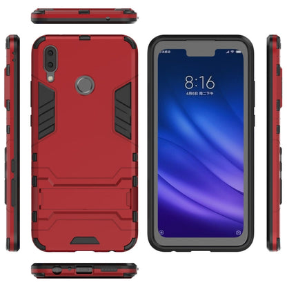 Shockproof PC + TPU Case for Huawei Y9 (2019) / Enjoy 9 Plus, with Holder, For Huawei Y9 (2019) / Enjoy 9 Plus