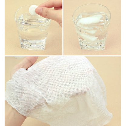 60 PCS Candy Style Portable Disposable Travel Cotton Towel, Size: 22*20cm, 60 PCS