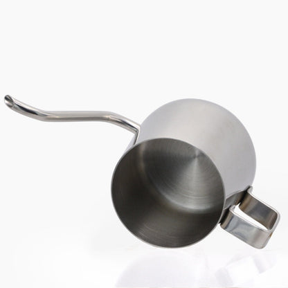 Long Narrow Spout 304 Stainless Steel Hand Drip Coffee Pot with Hanging Ear, 250ML