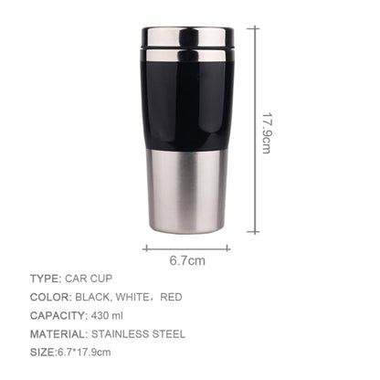 430ml  Double Insulated Stainless Steel Mug In-Car Using Business Water Bottle