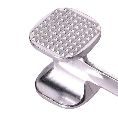 2 PCS Aluminum Alloy Loose Tenderizers Meat Hammer Steak Pork Kitchen Tools, Middle Size: 5.0 x 22.5cm, Middle Size: 5.0 x 22.5cm