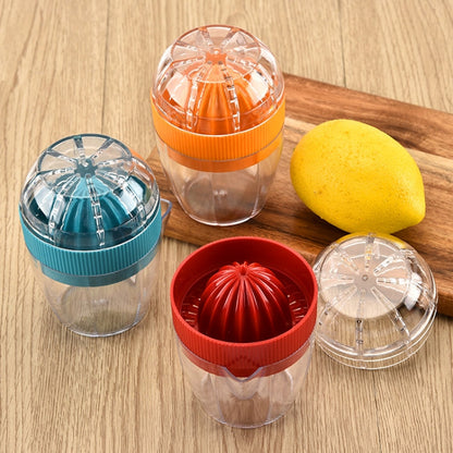 Multi-function Manual Mini Lemon Juicer with a Graduation Cup Juicer