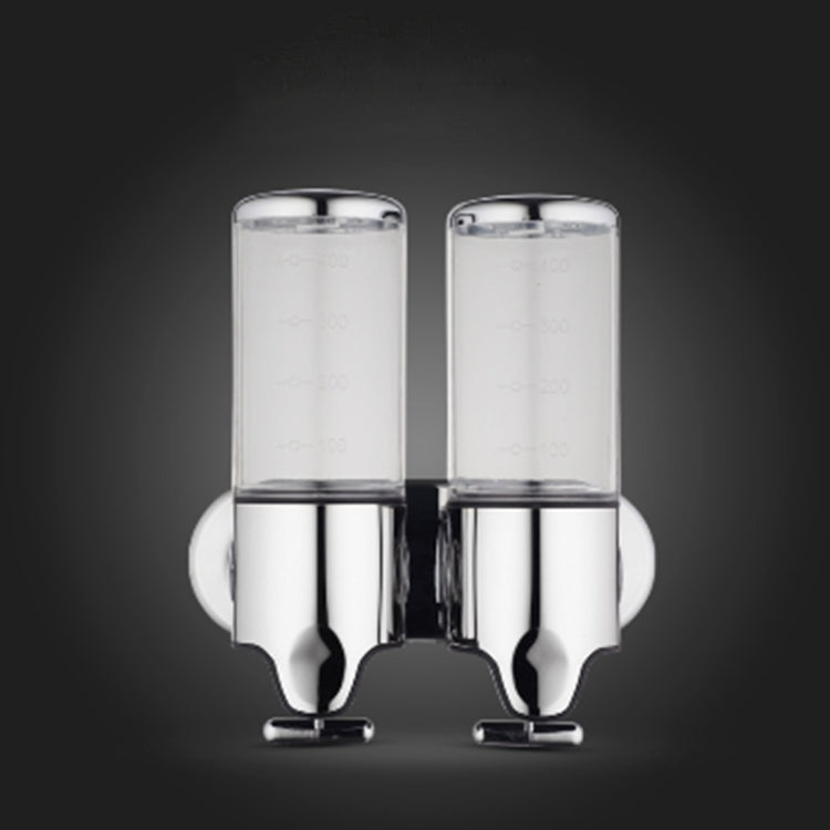 Dual Hotel Shower Manual Dispenser Wall Mounted Washing Liquid Shampoo Soap Bottle, Capacity: 1000ml, 1000ml/Gold, 1000ml/Transparent, 1000ml/White, 1000ml/Dark Red, 1000ml/Silver, 1000ml/Black