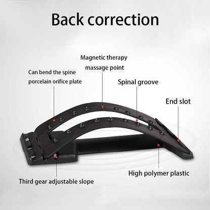 Magnetic Therapy 18 Magnets Spine Stretch Stabilizer Lumbar Traction Waist Masssger