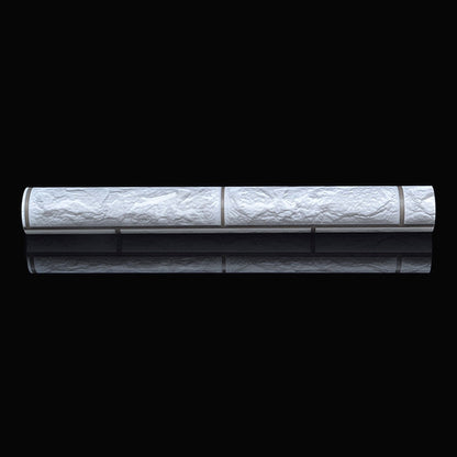 Silver Grey Brick Creative 3D Stone Brick Decoration Wallpaper Stickers Bedroom Living Room Wall Waterproof Wallpaper Roll, Size: 45 x 1000cm, 3D silver grey brick