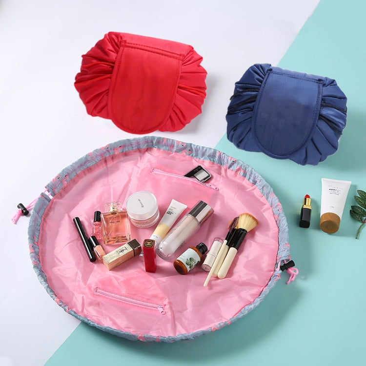 Travel Large Volume Drawstring Bag Cosmetic Sundries Storage Bag, Light Grey, Light Pink, Mint Green, Navy Blue, Red, Black, Pink