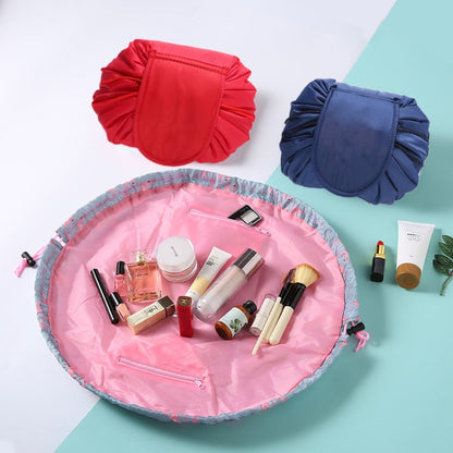Travel Large Volume Drawstring Bag Cosmetic Sundries Storage Bag, Red, Black, Pink, Light Grey, Light Pink, Mint Green, Navy Blue