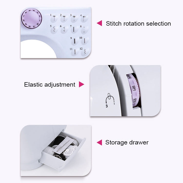 505A Household Desktop Mini Sewing Machine