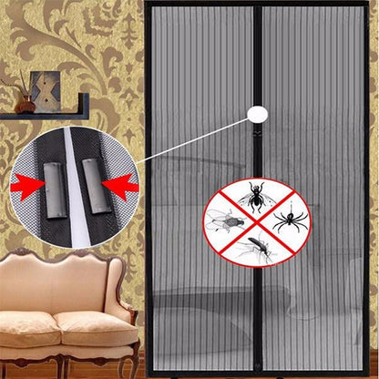 Magnetic Door Curtain Mosquito-proof Screen Door Curtain, Size:210x100cm, Size:210x100cm(Beige), Size:210x100cm(White), Size:210x100cm(Black), Size:210x100cm(Coffee)