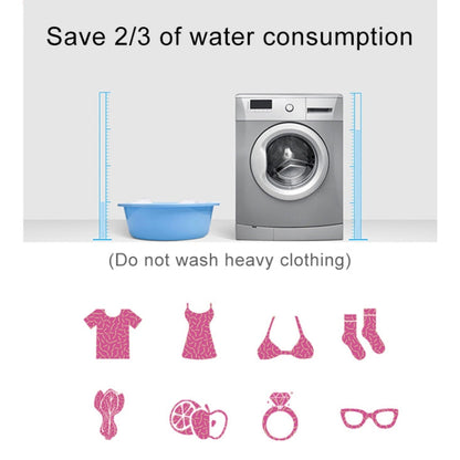 Portable Mini Ultrasonic Washing Machine Cleaner for Clothing / Vegetable / Fruit, Water Drop Style