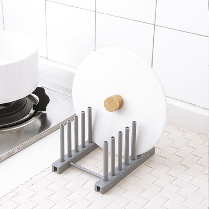 3 PCS Multi-function Kitchen Removable Plastic House Dish Rack Shelves, Random Color Delivery, Dish Rack Shelves