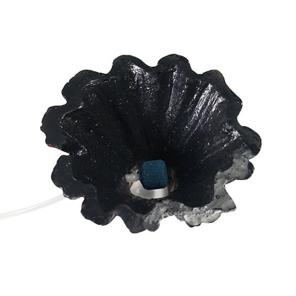 Artificial Tree Plant Grass Fish Tank Decoration Volcano Rock Landscape, Creative Rockery Resin Ornaments Aquarium Air Pump, Size: L, 15*9.5*3.3 cm, Size: L, 15*9.5*3.3 cm