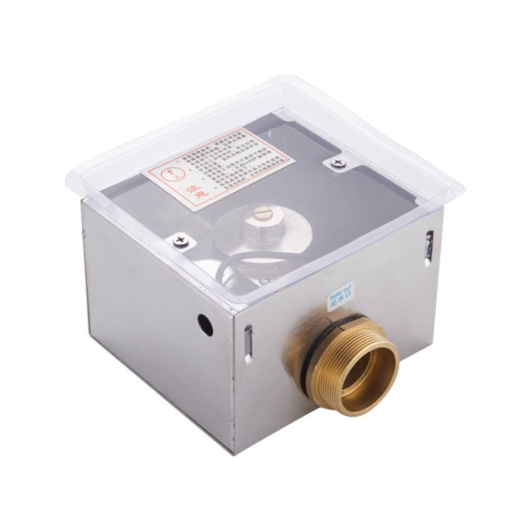 Recessed Wall in Type Flush Valve for Auto-induction Toilet, with Automatic and Manual Function DC, Automatic & Manual DC