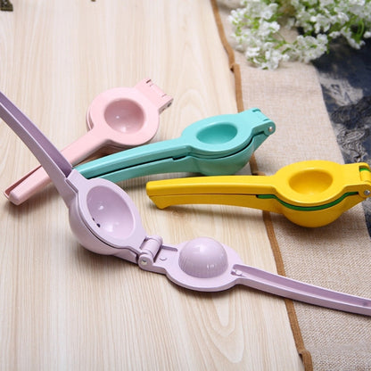 LsCook Aluminum Alloy Manual Dual Layers Lemon Juicer, Random Color Delivery, Aluminum Alloy