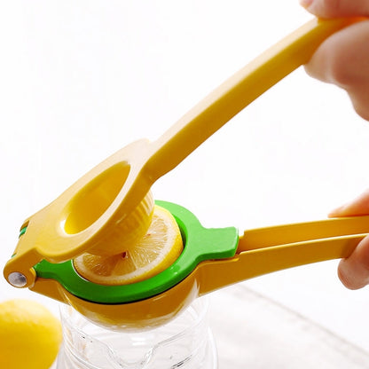 LsCook Aluminum Alloy Manual Dual Layers Lemon Juicer, Random Color Delivery, Aluminum Alloy