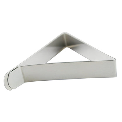 10 PCS Stainless Steel Tablecloth Clip Adjustable Triangle Clamp Holder, 10 PCS