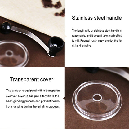 Portable Conical Burr Mill Manual Spice Herbs Hand Grinding Machine Coffee Grinder, Capacity: 20g, Capacity: 20g