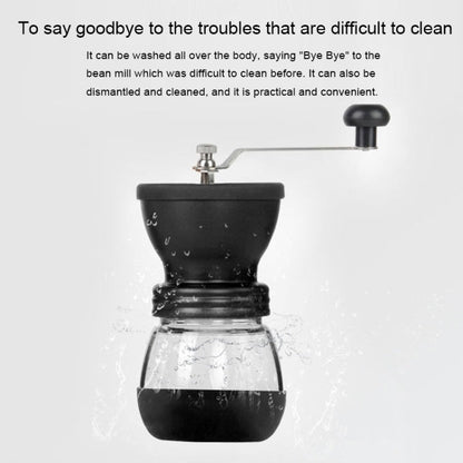 Portable Conical Burr Mill Manual Spice Herbs Hand Grinding Machine Coffee Bean Grinder with Seal Pot, With Seal Pot