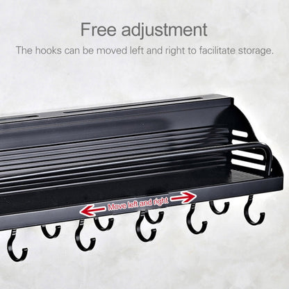A Version 40cm 1 Cup Kitchen Multi-function Wall-mounted Condiment Storage Rack, A Version 40cm