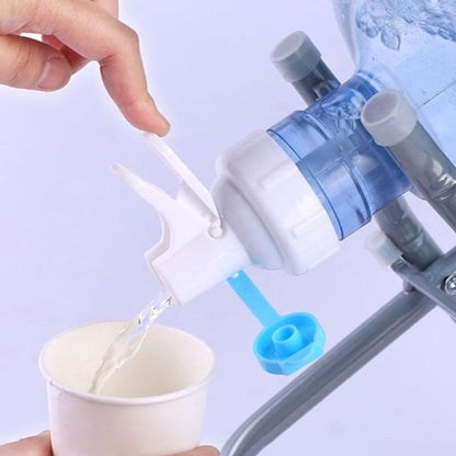 PP Water Bottle Faucet Dispenser Valve for 55mm Crown Top Bottle with Dustproof Cover, Faucet Dispenser Valve
