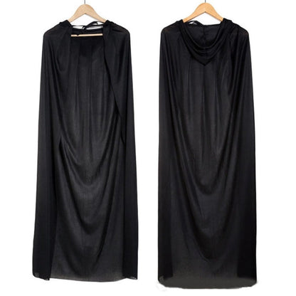 Adult Cape Halloween Devil Cloak Costume Festival Party Fancy Robe Shawl Costumes with Cap for Women Men, Halloween Devil Cloak