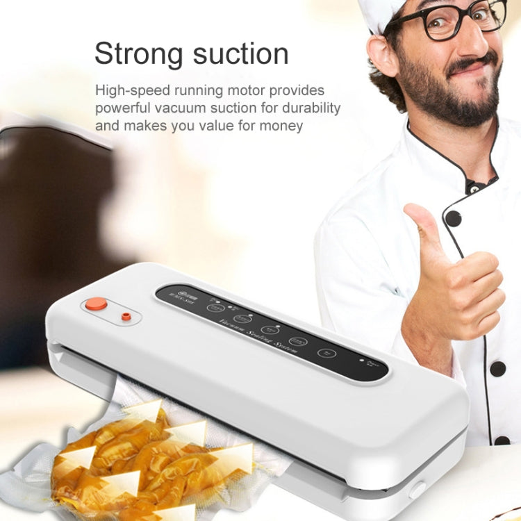 Household Commercial Food Vacuum Plastic Packaging Machine Sealer Closer Machine, Chinese Plug, Food Chinese Plug (Black), Food Chinese Plug (White)