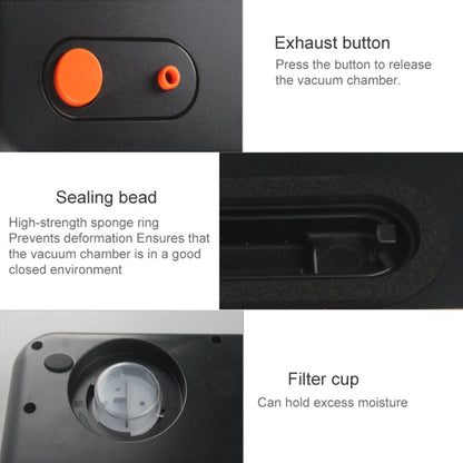 Household Commercial Food Vacuum Plastic Packaging Machine Sealer Closer Machine, EU Plug, Food EU Plug (Black), Food EU Plug (White)