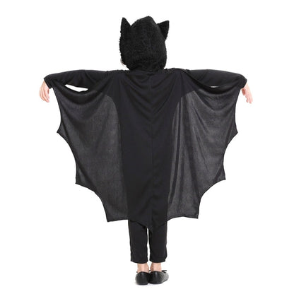 Halloween Costume Children Jumpsuit Bat Style Cosplay Costumes Stage Suit Size:S, Suggested Height:105-115cm, Size: S Children