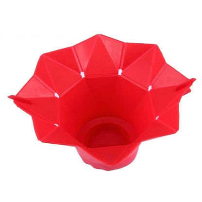 2 PCS Creative Foldable Silicone Microwave Popcorn Maker, Foldable Silicone