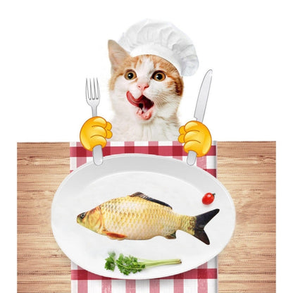 Simulation Fish Toy Funny Cat Toy Fish Stuff Scratching Post Board Toy, Small Size: 21.5 x 8.0 x 5.0cm, Size: 21.5x8.0x5.0cm
