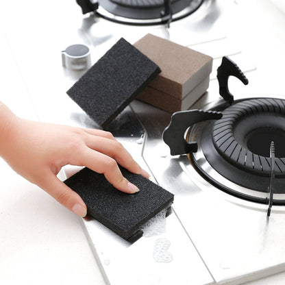 10 PCS Kitchen Emery Clean Rub Pot Rust Focal Stains Sponge Removing Tool, Stains Sponge