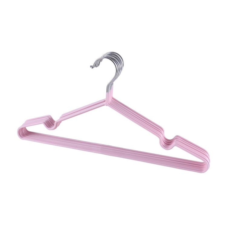10pcs Household Stainless Steel PVC Coating Anti-skid Traceless Clothes Drying Rack