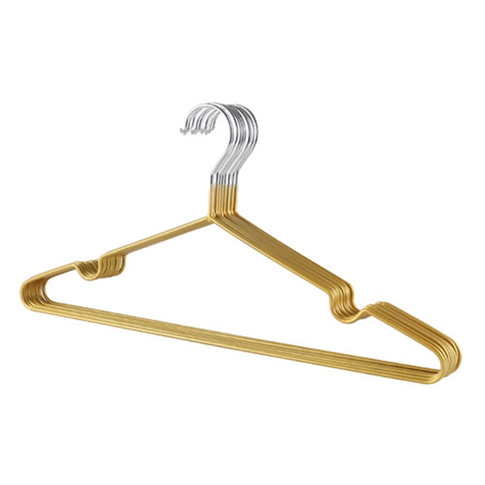 10pcs Household Stainless Steel PVC Coating Anti-skid Traceless Clothes Drying Rack