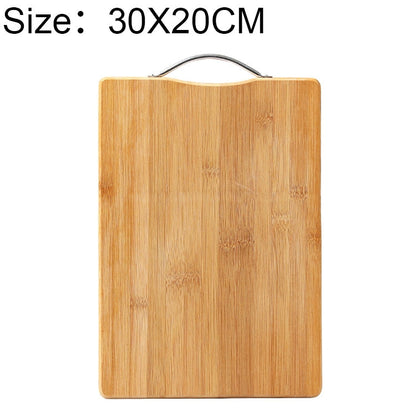 Kitchen Rectangular Bamboo Chopping Block Thickening Cutting Board,  Size: 30cm x 20cm, Size: 30cm x 20cm