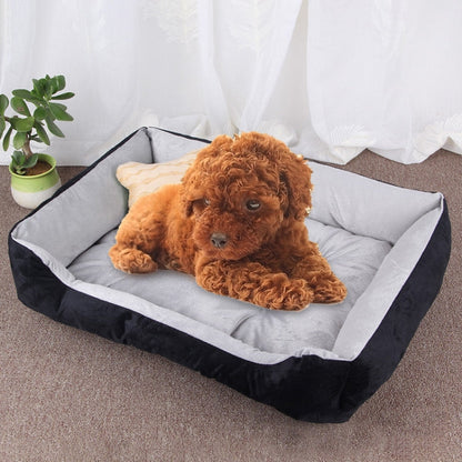 Dog Bone Pattern Big Soft Warm Kennel Pet Dog Cat Mat Blanket, Size: XS, 50×40×15cm, Size: XS