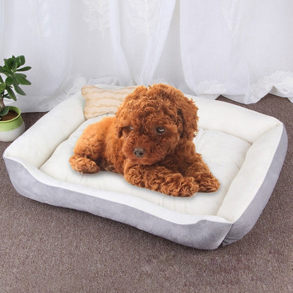 Dog Bone Pattern Big Soft Warm Kennel Pet Dog Cat Mat Blanket, Size: XS, 50×40×15cm, Size: XS
