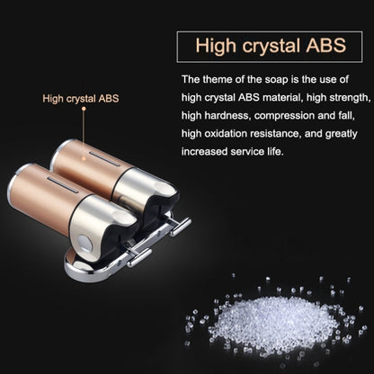 Hotel Shower Manual Dispenser Wall Mounted Washing Liquid Shampoo Soap Bottle, Capacity: 500ml, 500ml/Silver, 500ml/White, 500ml/Dark Red, 500ml/Green, 500ml/Gold, 500ml/Blue, 500ml/Purple