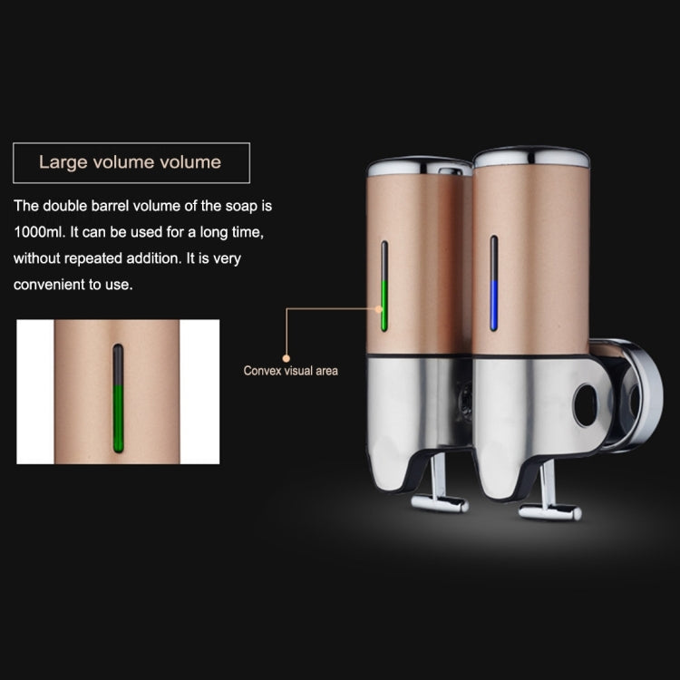 Hotel Shower Manual Dispenser Wall Mounted Washing Liquid Shampoo Soap Bottle, Capacity: 500ml, 500ml/Silver, 500ml/White, 500ml/Dark Red, 500ml/Green, 500ml/Gold, 500ml/Blue, 500ml/Purple