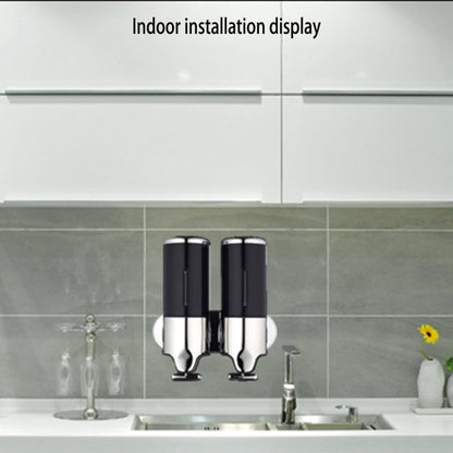 Hotel Shower Manual Dispenser Wall Mounted Washing Liquid Shampoo Soap Bottle, Capacity: 500ml, 500ml/Silver, 500ml/White, 500ml/Dark Red, 500ml/Green, 500ml/Gold, 500ml/Blue, 500ml/Purple