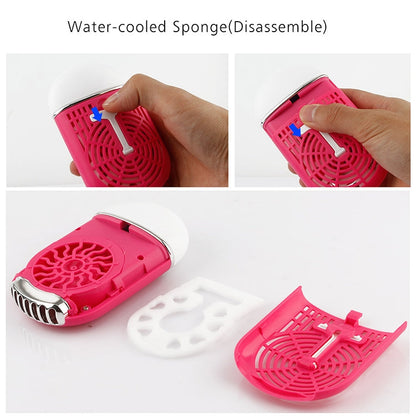Portable Mini USB Charging Air Conditioner Refrigerating Handheld Small Fan