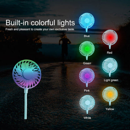 Creative Mini Hanging Neck Type Fan Outdoor LED Fan, F008 (White), F008 (Black), F008, F008 (Blue)