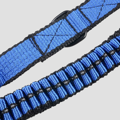 Pet Telescopic Buffer Double Traction Rope Nylon Reflective Braided Rope, Small, Length: 70cm, Random Color Delivery , Double Traction 70cm
