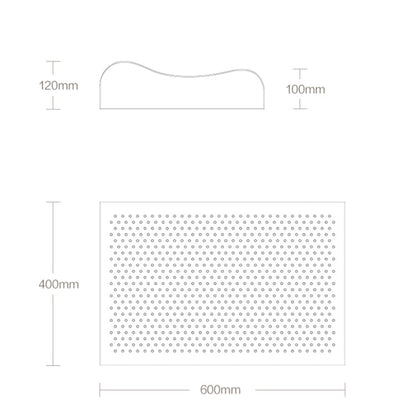Original Xiaomi Youpin 8H Z2 Natural Latex Pillow Soft Breathable Spine Protection Massage Care Pillow with Cotton Pillowcase