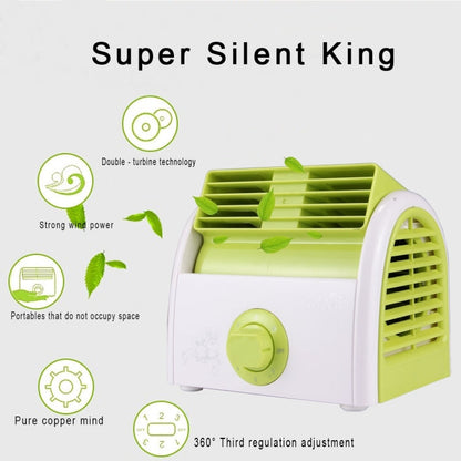 30W Turbine No Blade Mini Desktop Mute Fan for Dormitory / Bedroom / Living Room / Office, 3 Kinds Speed Mode, AC 220V