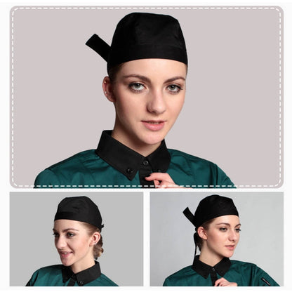 Simple Style Unisex Chef Waiter Work Cap Pirate Hat Turban Cap, Turban Cap 2, Turban Cap Red, Turban Cap Black, Turban Cap stripe, Turban Cap1