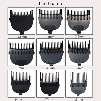 HJ-2019 Men Electric Shaver Fader Self-help Hair Clipper with Cloth + Sponge + Spare Cutter Head, Standard Version, CN Plug, with Cloth + Sponge + Spare Cutter Head