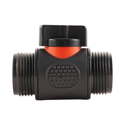 20mm MDPE Straight with In-Line BSPM Valve and 20mm Barbed Straight